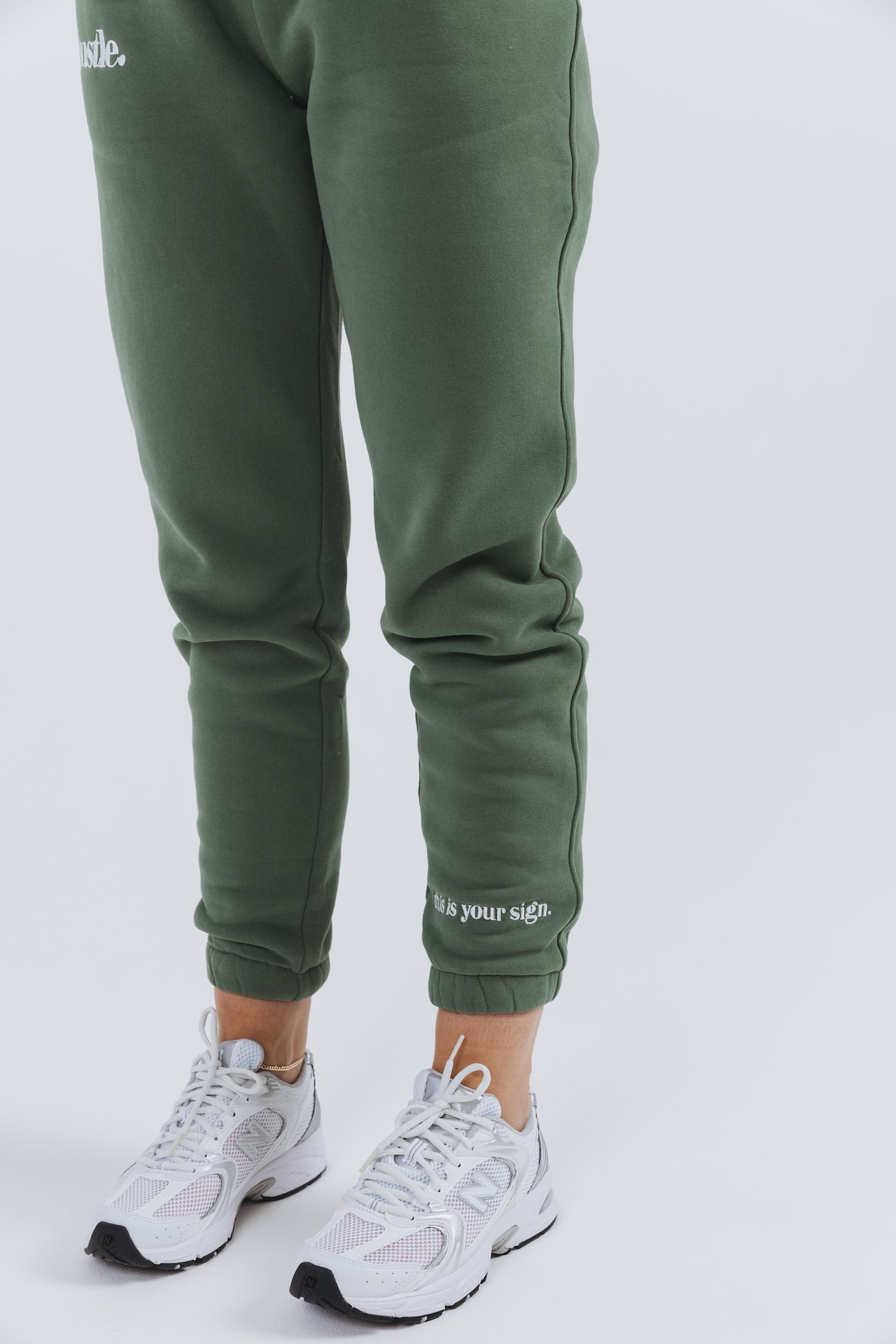 The Angel Number Sweatpants | Green
